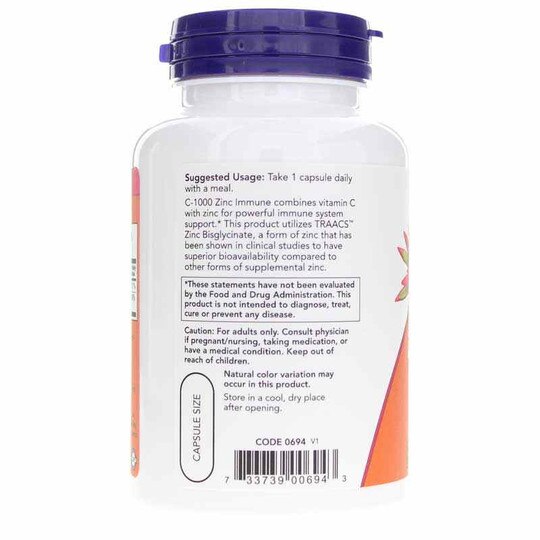 C-1000 Zinc Immune, NOW